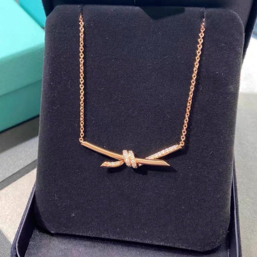 Tiffany & Co. Knot Pendant Necklace